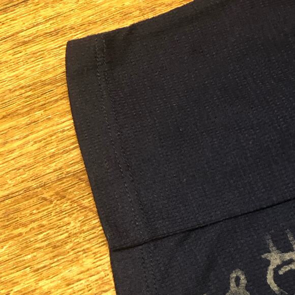 Appropriate Behavior Blue Gray Fleur-de-Lis Filigree Long Sleeve Shirt Size 1X ( - Picture 6 of 8